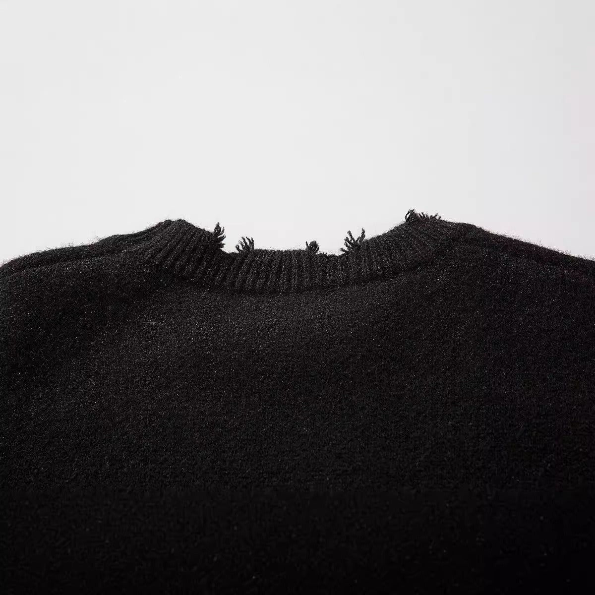 Knife Ripped Fashion Sweater