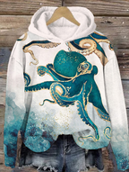 Oversized Women's Casual Hoodie with Hood