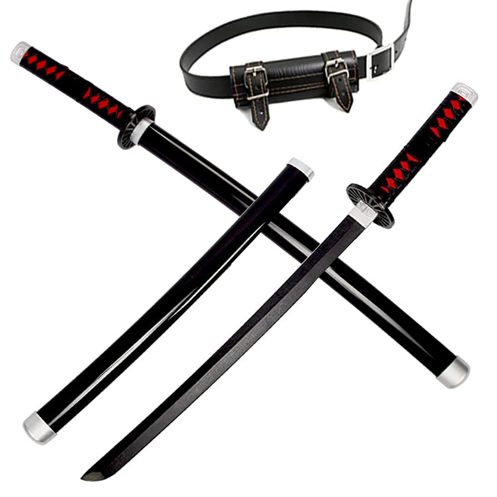 KNY Cosplay Katana with Belt 29.9 inch TK (Unsharpened Metal Blade)