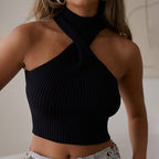 European American Slim Kink Vest Top for Women