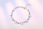 Adjustable 925 Sterling Silver Double Chain Bracelet
