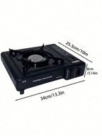 1 Piece Portable Outdoor Household Mini Cassette Stove Small Outdoor Camping Style Gas Stove Portable Gas Gas Stove Barbecue Plate Bbq Fried Meat Plate