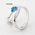 Original Blue Clover Couple Ring