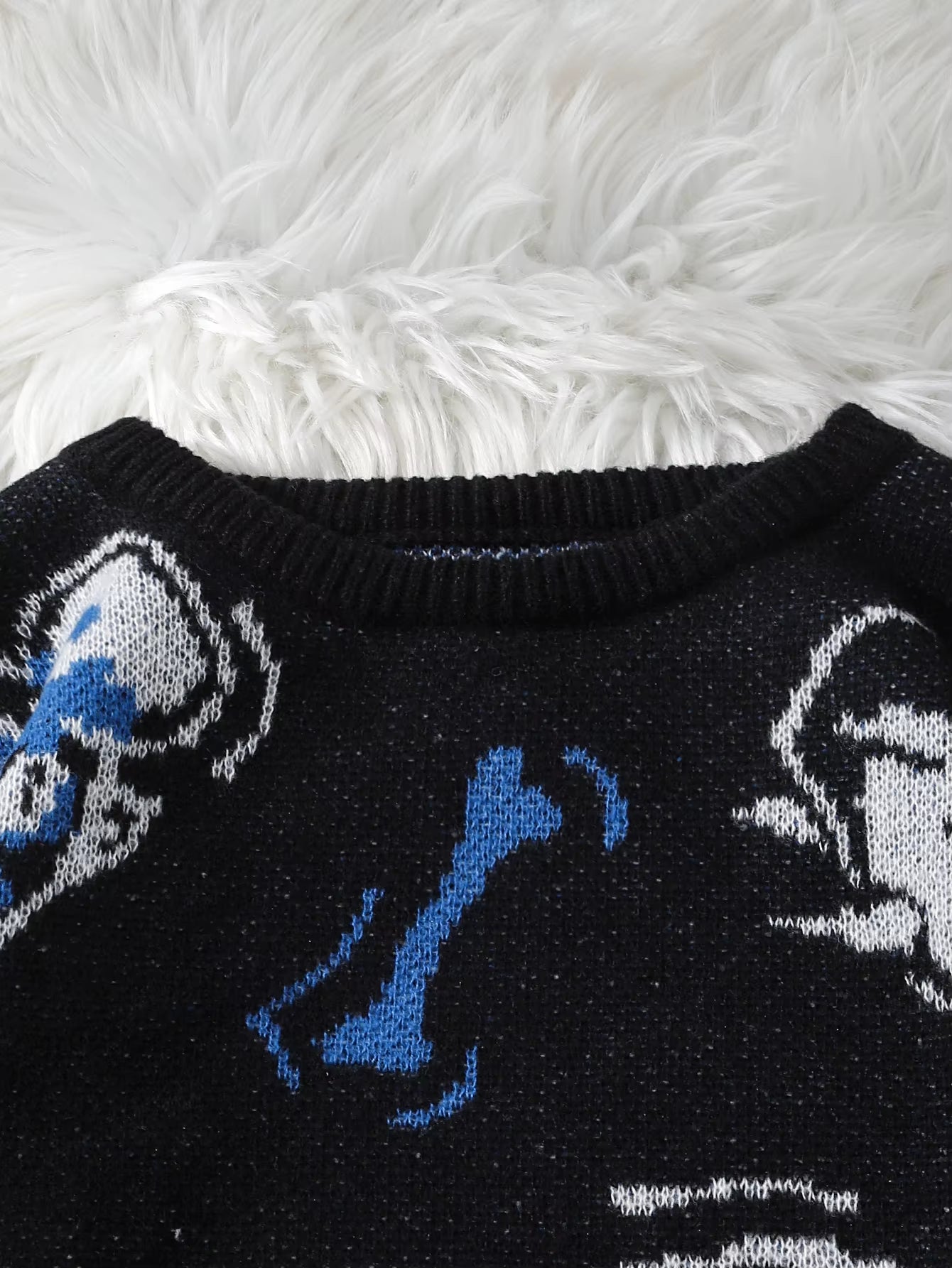 Dragon Roar Jacquard Double-Sided Pattern Pullover Sweater Casual Crew Neck Knitted Men'S Pullover Casual Crew Neck Knitted Men'S Pullover Suitable for Daily Wear Unisex Outerwear