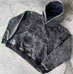 Letter Print Skull Men's Hoodie
