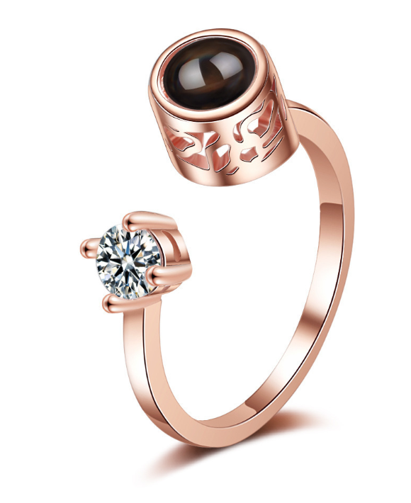 "I Love You Ring in 100 Languages - Adjustable Ring"