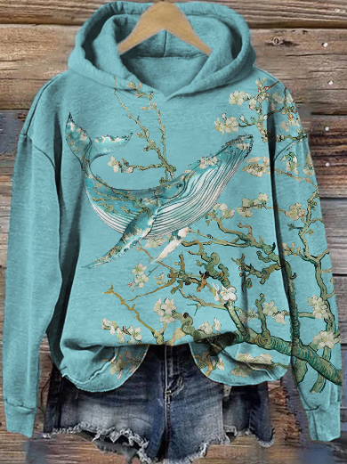 Oversized Women's Casual Hoodie with Hood