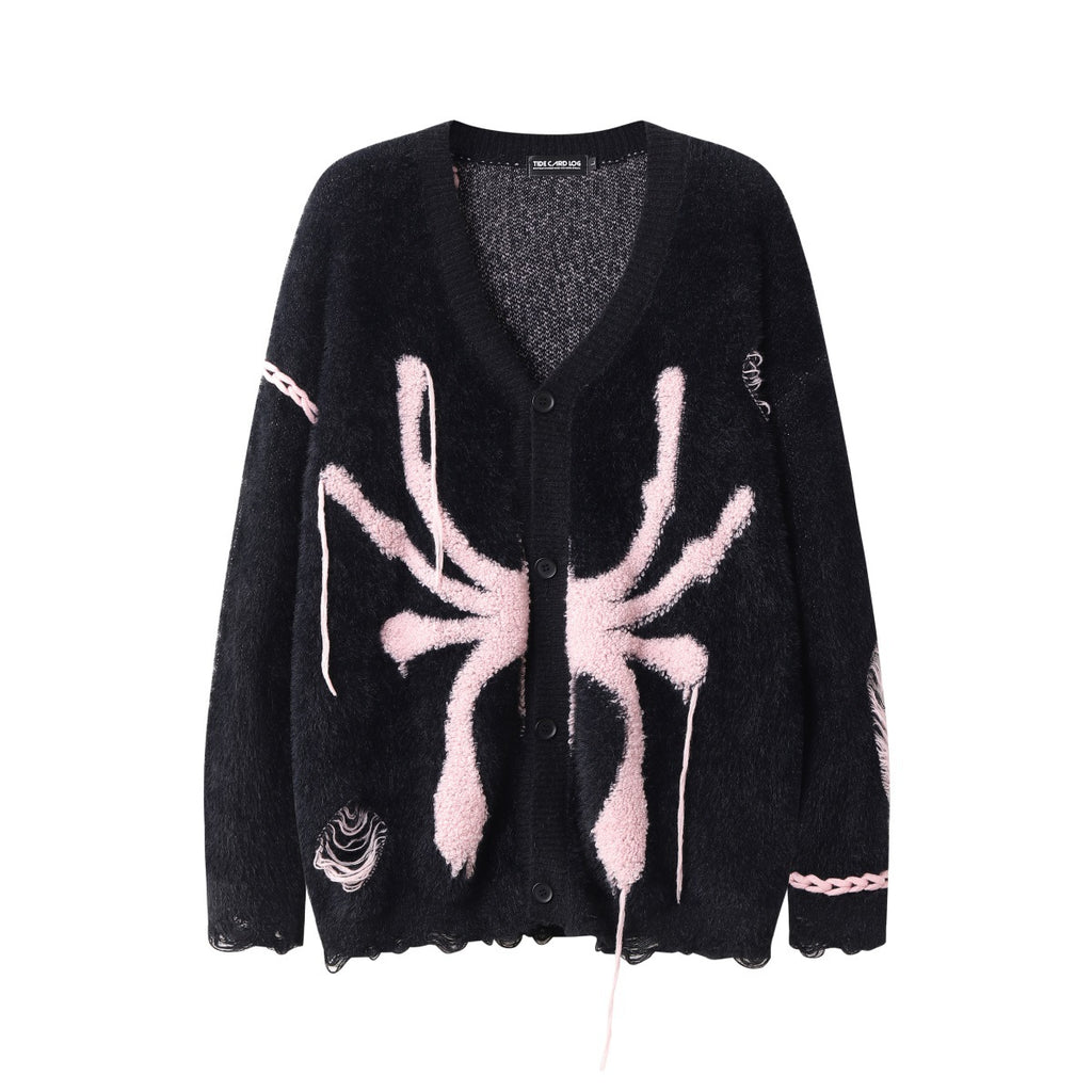 Loose Knitted Couple Cardigan Sweater