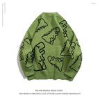 Dinosaur Cartoon Knitted Sweater