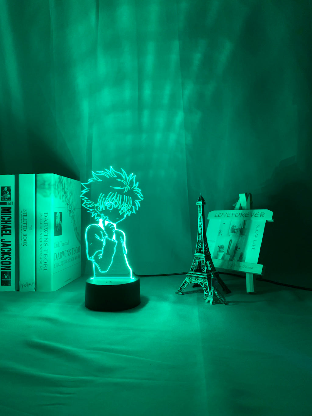 3D Hunter Killua Touch Control USB Night Light