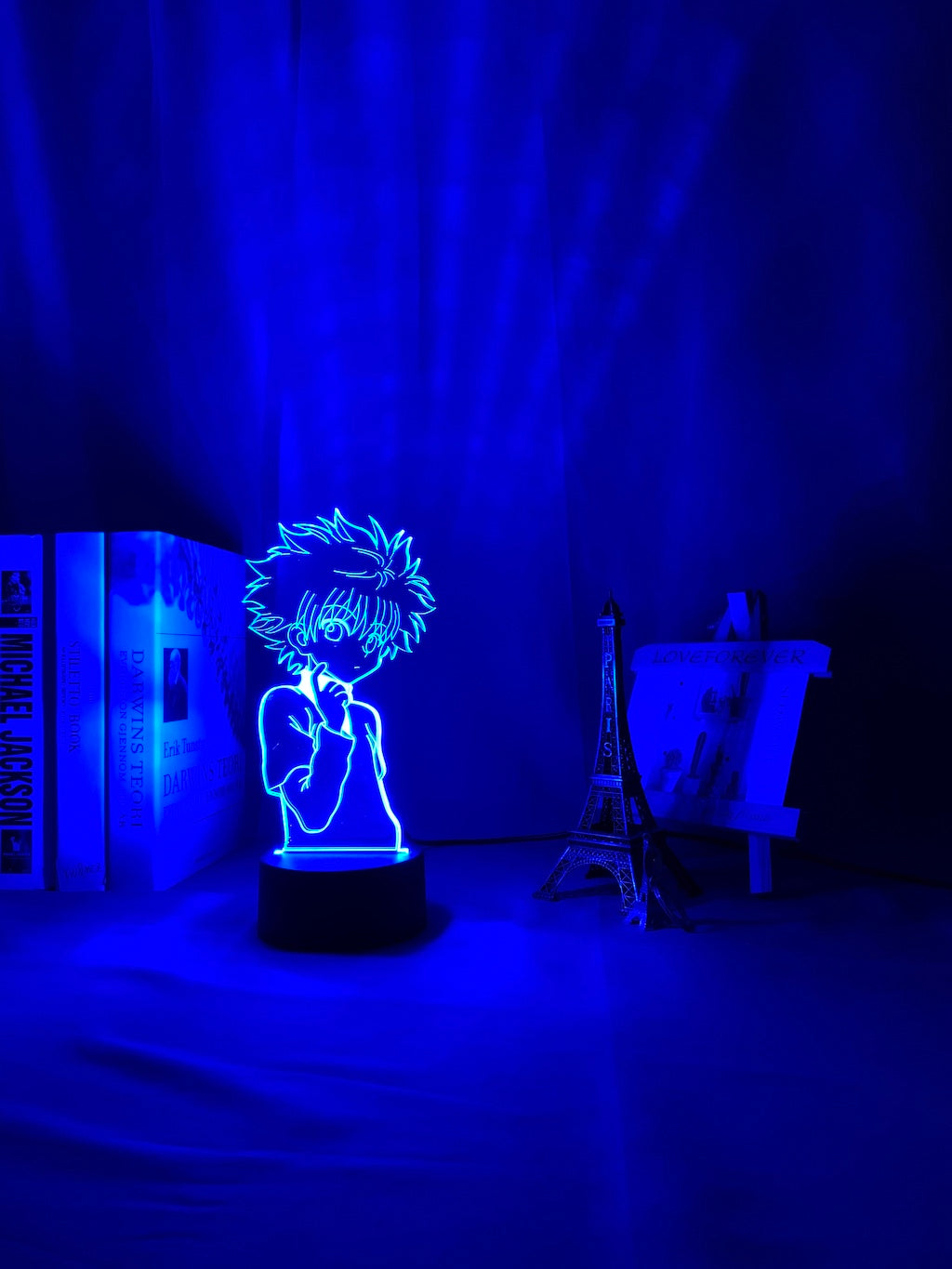 3D Hunter Killua Touch Control USB Night Light