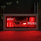 Anime Paper Cut Light - Warrior Desktop Decoration