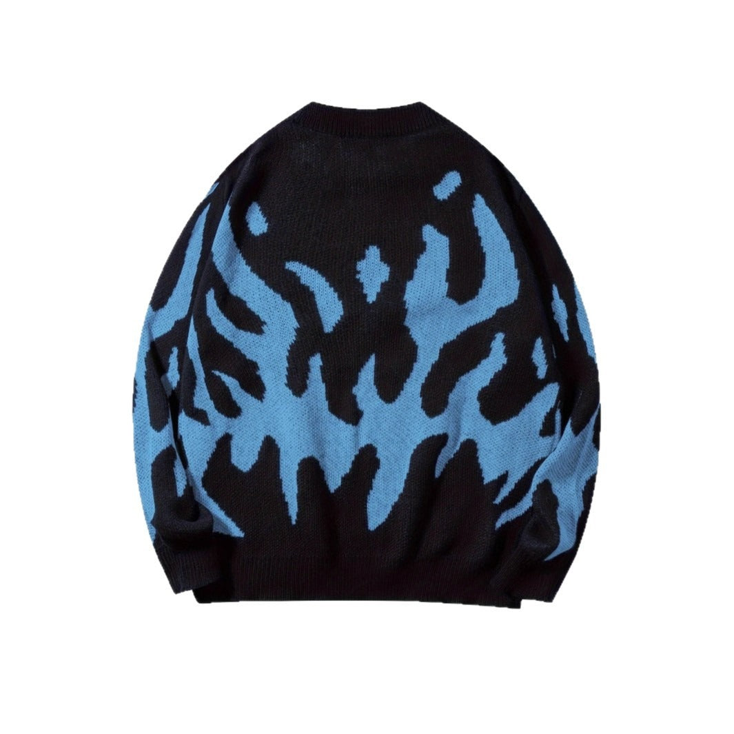 Loose Crew Neck Knit Sweater