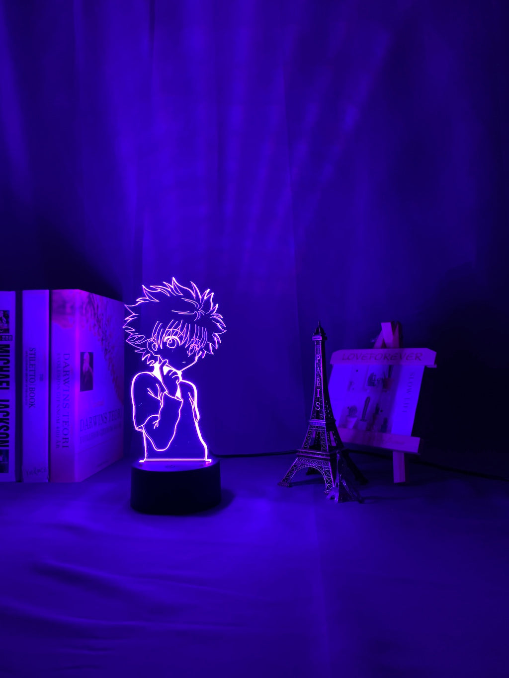 3D Hunter Killua Touch Control USB Night Light