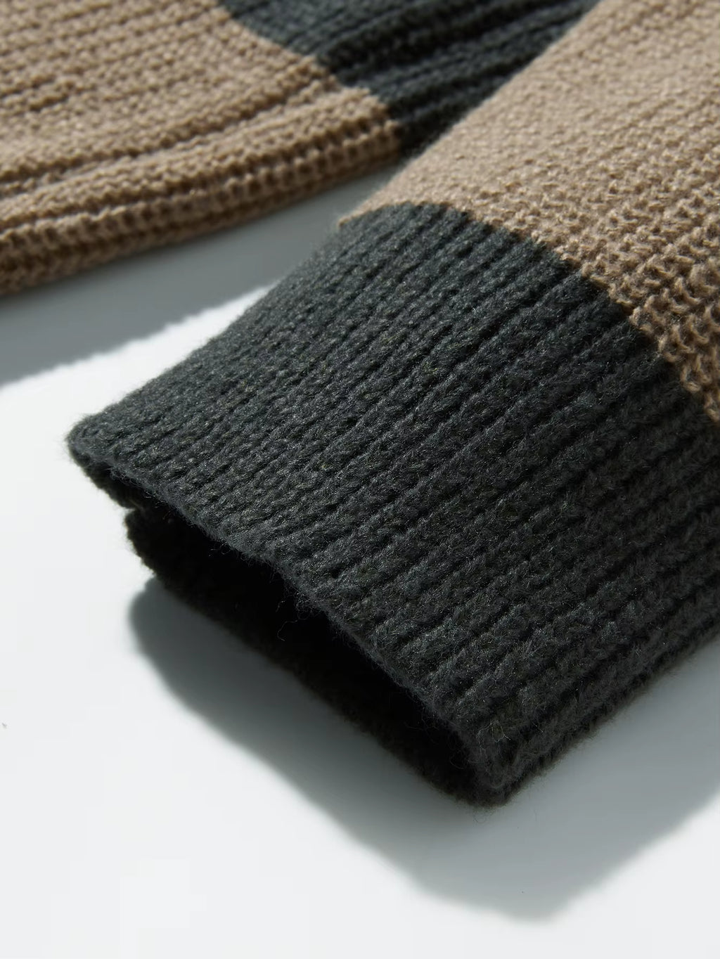 New Loose Bottoming Sweater Casual Versatile Striped Pullover Men'S round Neck Sweater