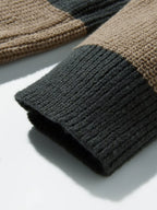 New Loose Bottoming Sweater Casual Versatile Striped Pullover Men'S round Neck Sweater