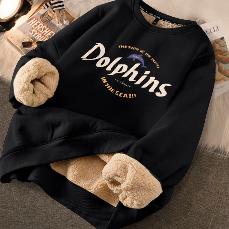 Thick Printed Sweater for Women