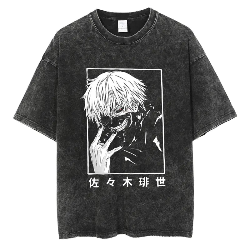Kaneki Vintage Wash Tee (2 Variants)