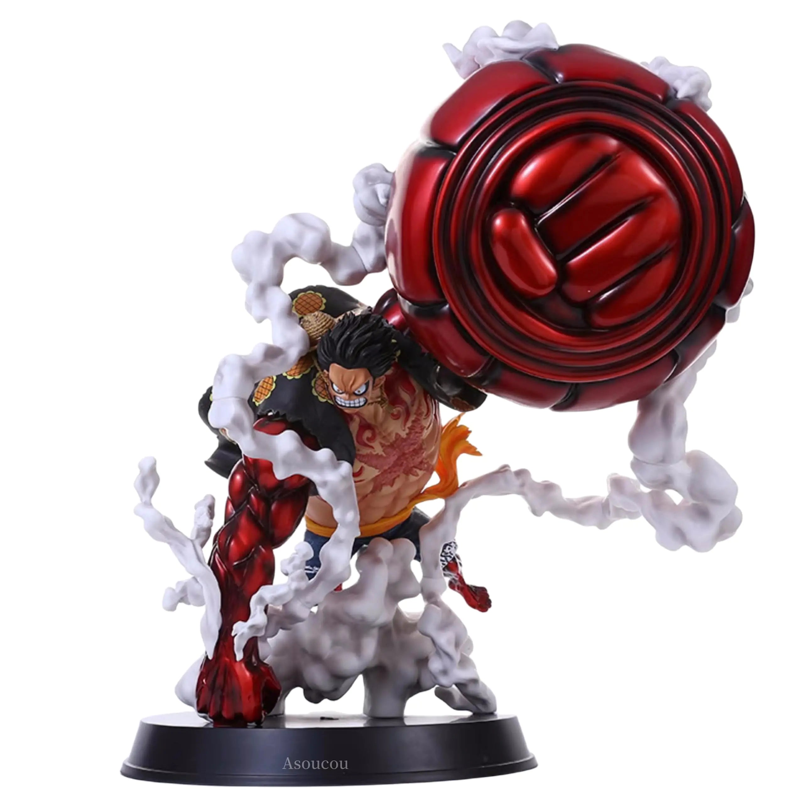 Luffy Figure Anime Figure Monkey D Luffy Gear 4 Figure Anime Statue Doll Sculpture Figure Realistic Anime Character Model Ornament